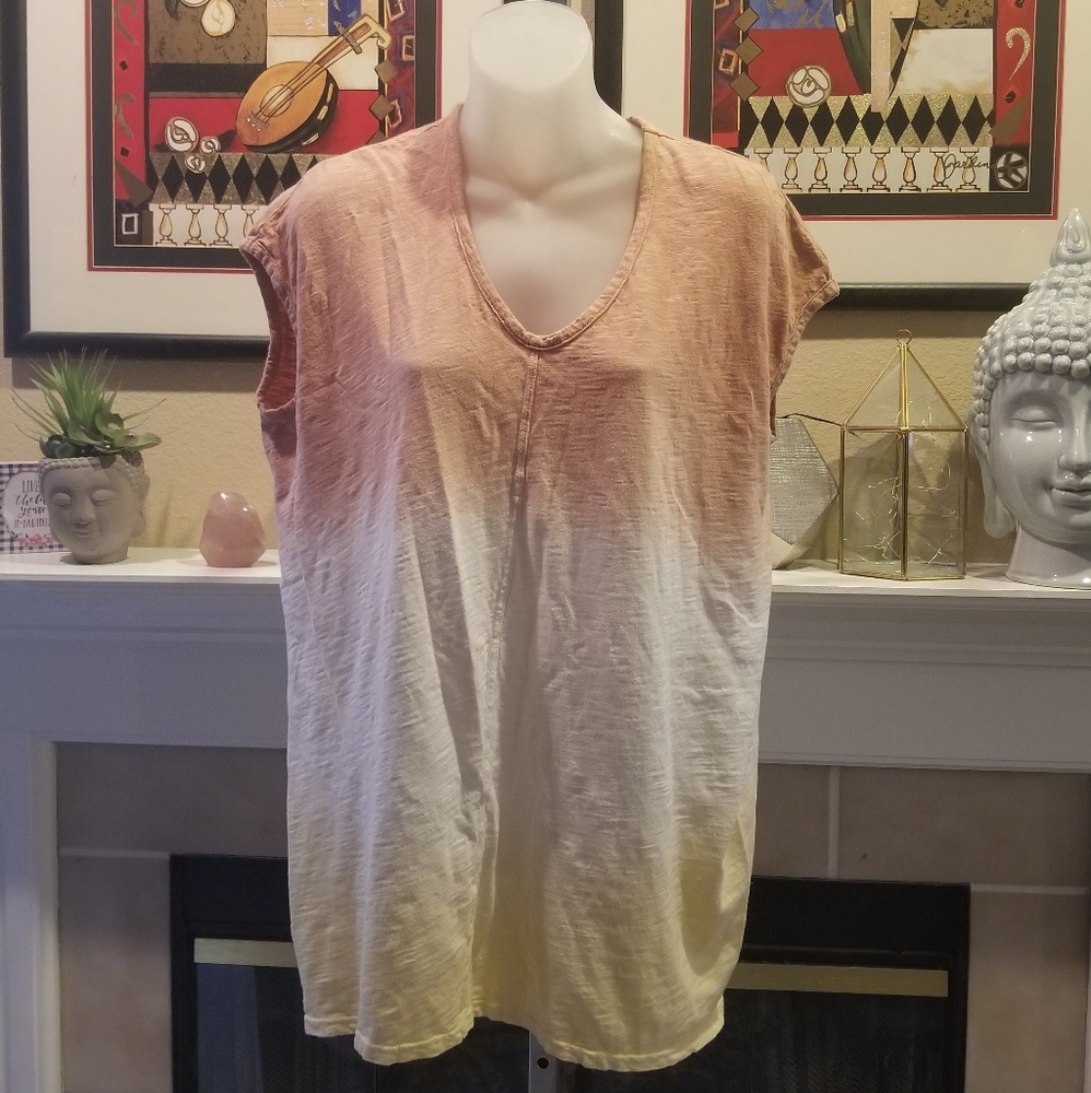 Anthropoligie ombre shirt, Sz XS